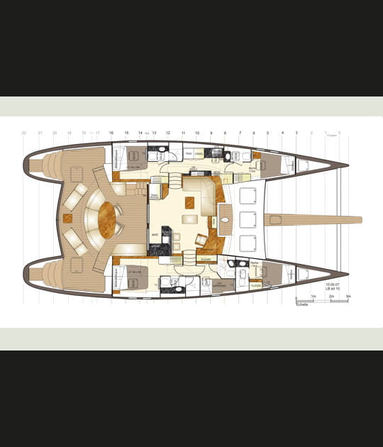 L'int&eacute;rieur du bateau