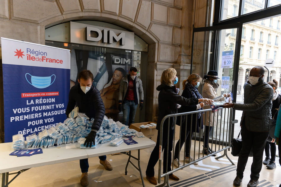 Distribution de masques