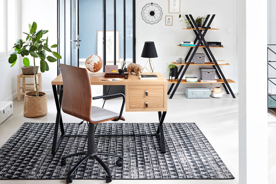 Un bureau masculin chic