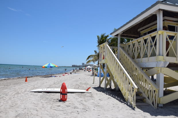 A Key Biscayne, la plage de Crandon Park