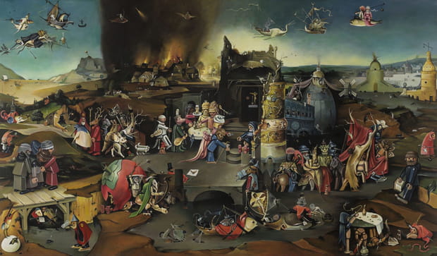 La Tentation de saint Antoine de Jérôme Bosch en Playmobil