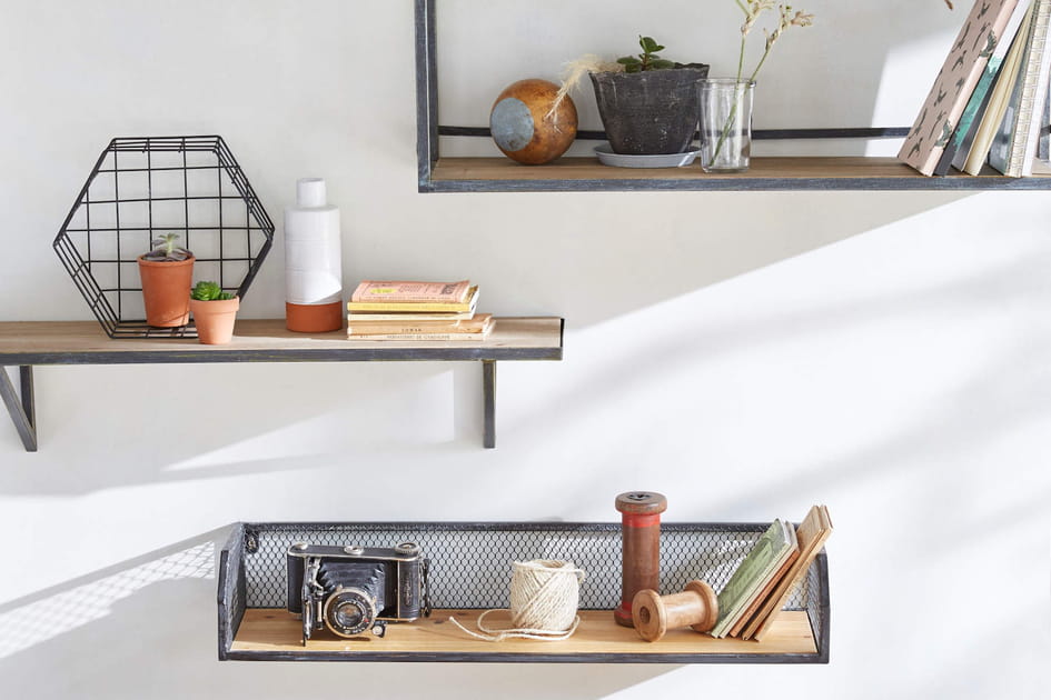 Des &eacute;tag&egrave;res d&eacute;co pour les petites entr&eacute;es