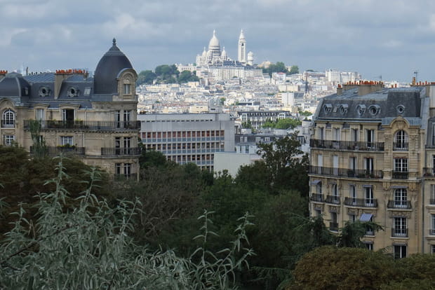 Montmartre vu des Buttes Chaumont