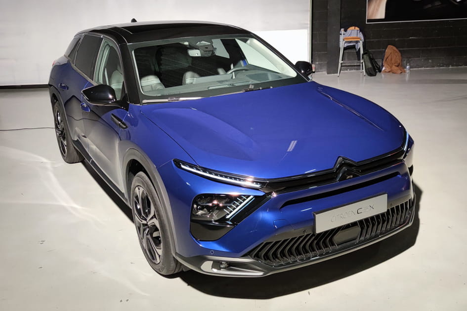 La C5&nbsp;X disponible en bleu