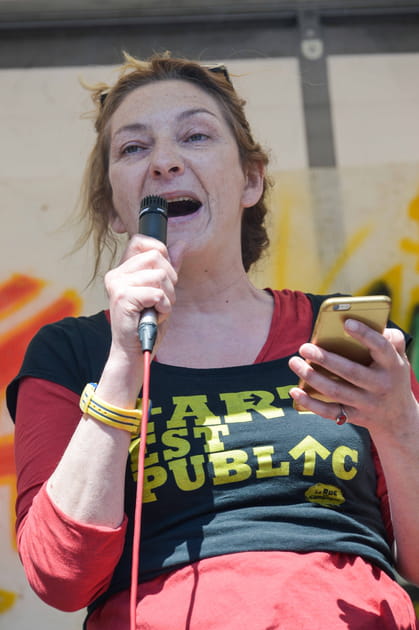 Une actrice engag&eacute;e