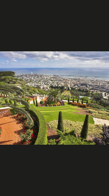 Haifa et ses jardins en terrasse