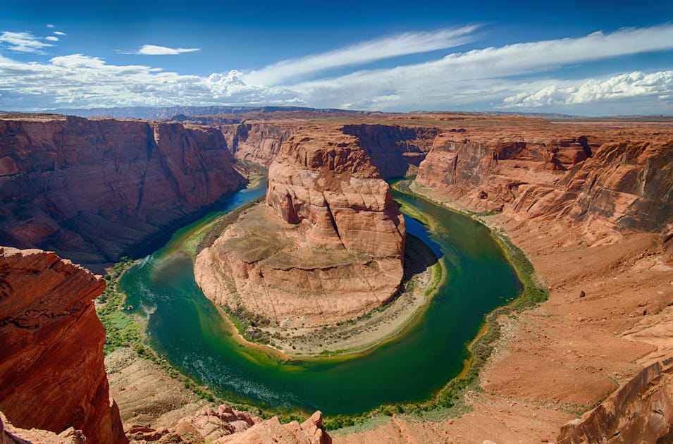 Le Horseshoe Bend, un m&eacute;andre du fleuve Colorado