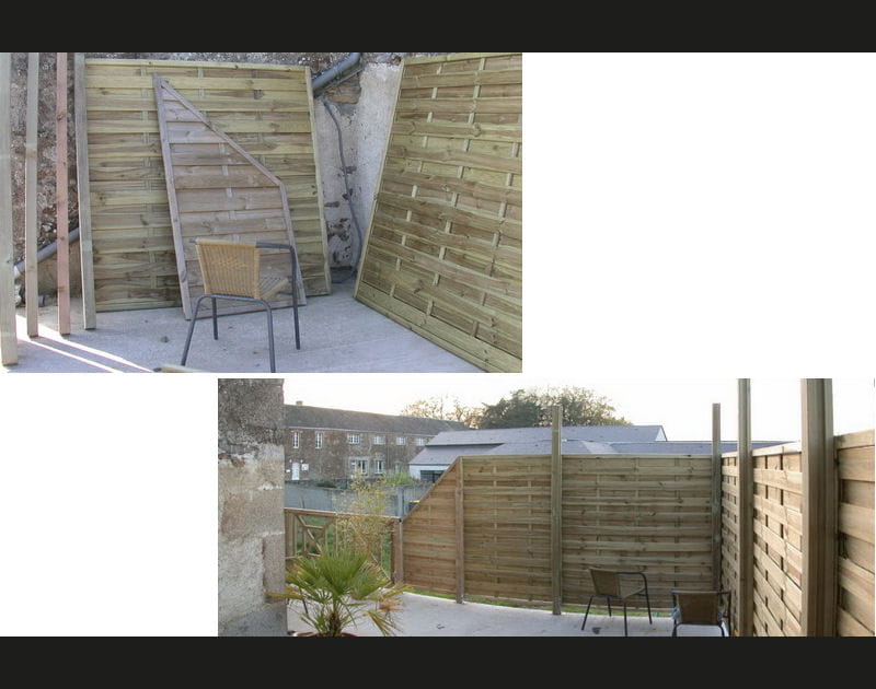 L'am&eacute;nagement de la terrasse