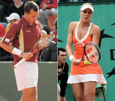 radek stepanek et nicole vaidisova.