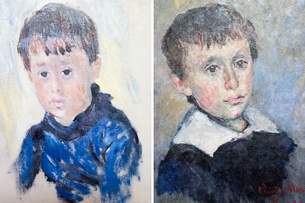 Portraits de Jean et Michel Monet enfants