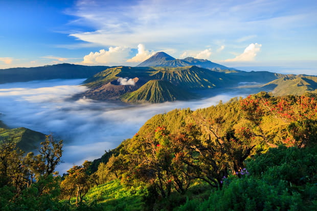 Le volcan Bromo sur l'île de Java
