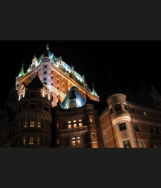 Les tours du ch&acirc;teau de Frontenac