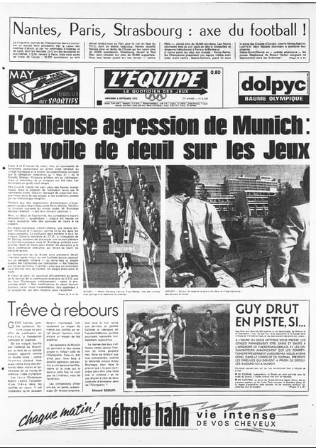 JO de 1972 : &quot;L'odieuse agression de Munich&quot;