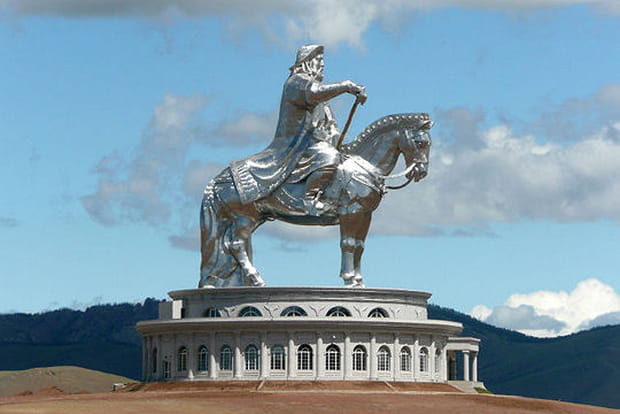 La statue équestre de Genghis Khan