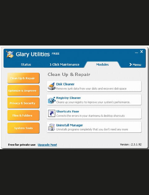Glary Utilities : sauvegarder ses donn&eacute;es et r&eacute;parer son ordinateur