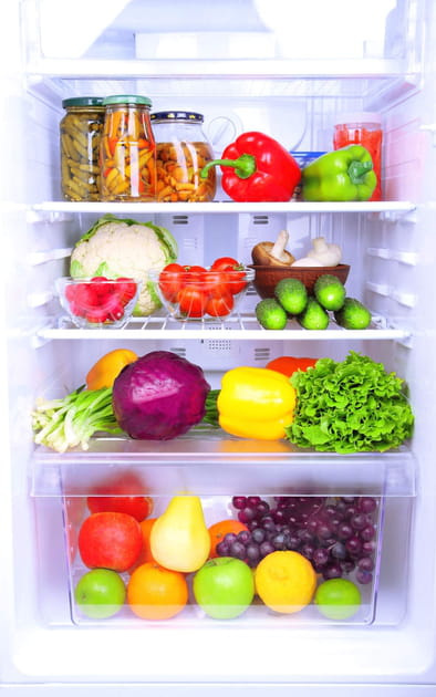 Conservez les aliments au frais