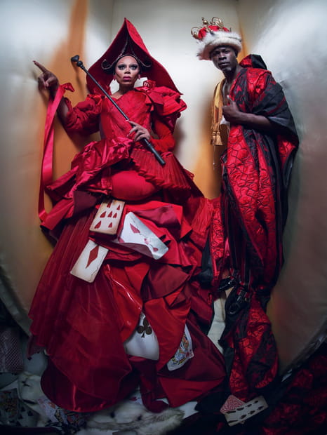 La drag queen Rupaul et le mannequin Djimon Hounsou dans le Calendrier Pirelli 2018