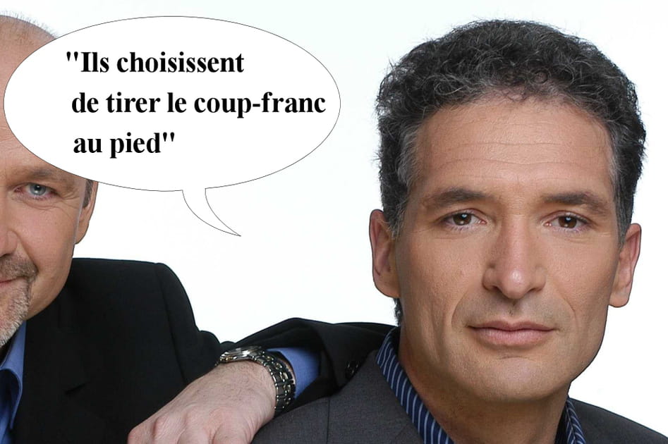 Un coup franc pas tr&egrave;s original