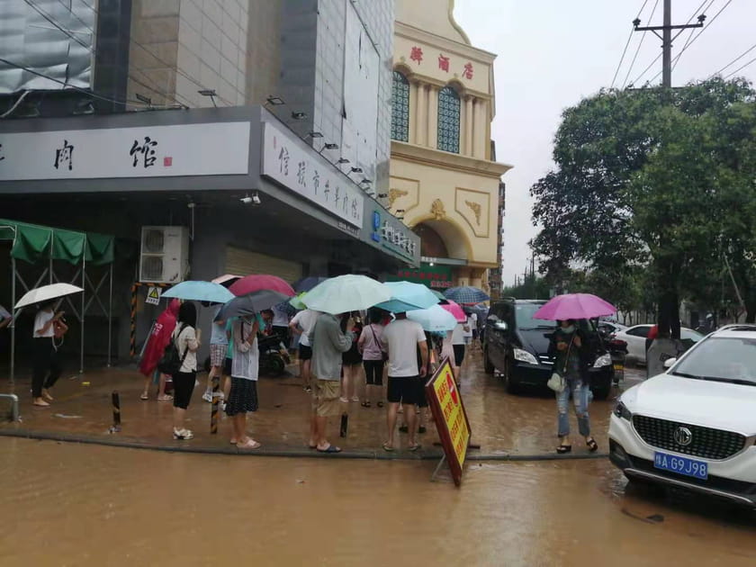 Les images des inondations &agrave; Zhengzhou en Chine