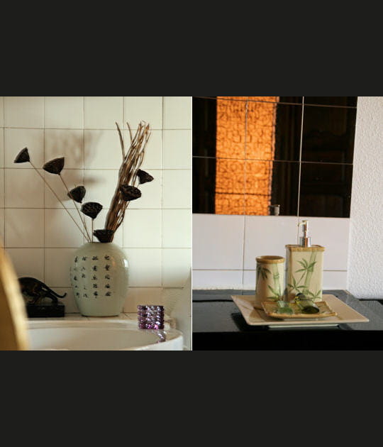 D&eacute;tails de salle de bains