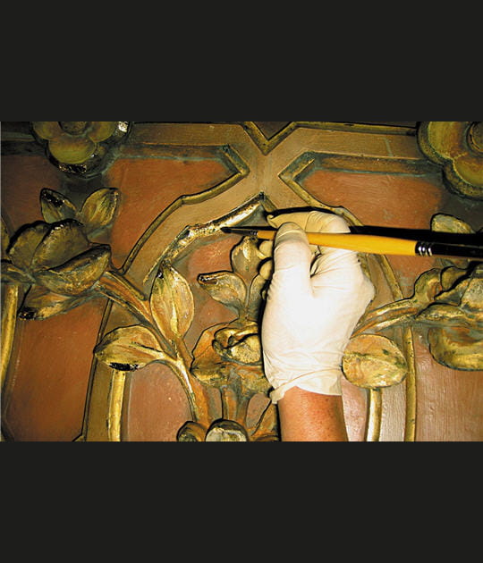 Restauration des dorures