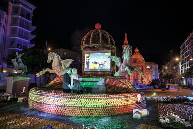 La fête du citron de Menton célèbre Cinecittà