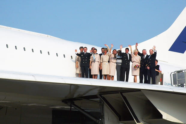 Le dernier vol du Concorde d'Air France en mai 2003