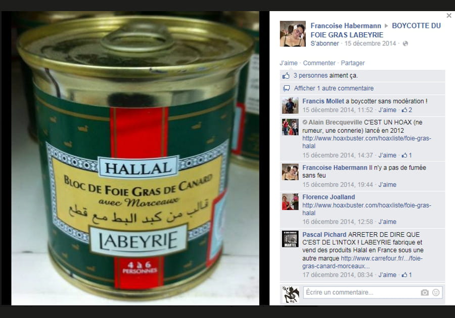 Du foie gras uniquement hallal