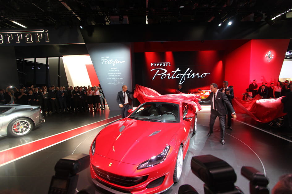 La Portofino, star de la pr&eacute;sentation Ferrari