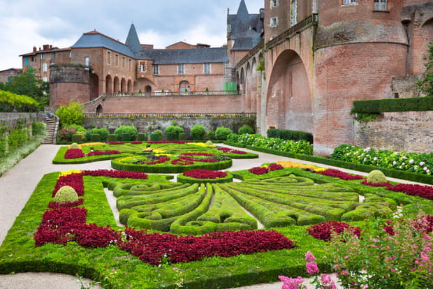 Les jardins du palais de la Berbie à Albi