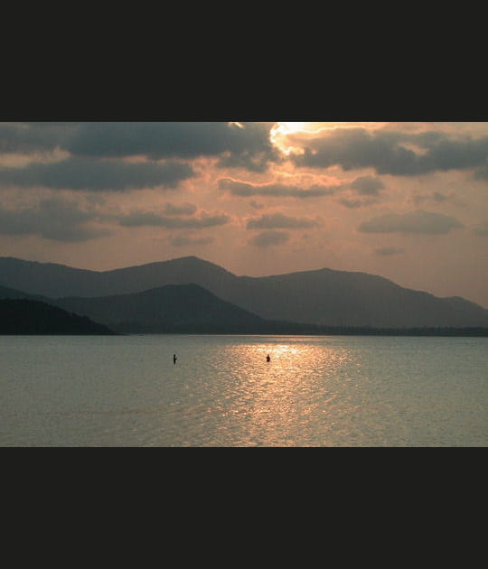 Douceur du coucher du soleil