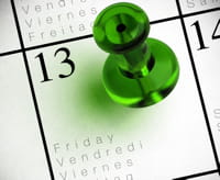fréquence des vendredi 13