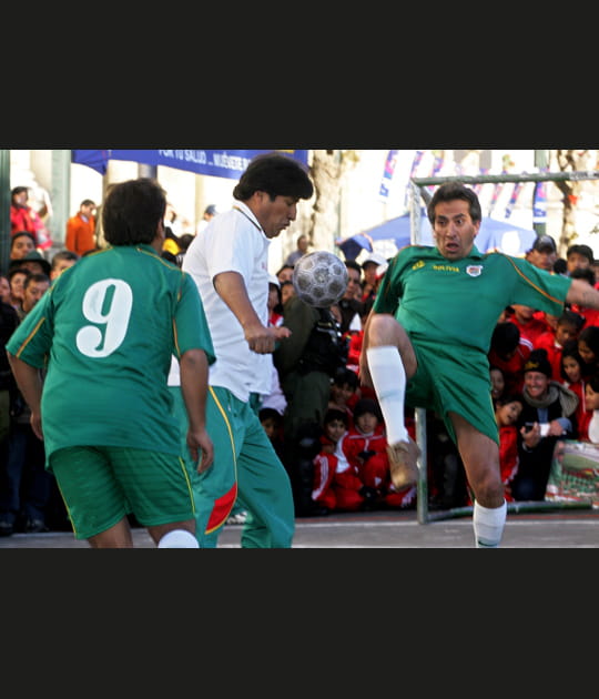 Le foot selon Evo Morales