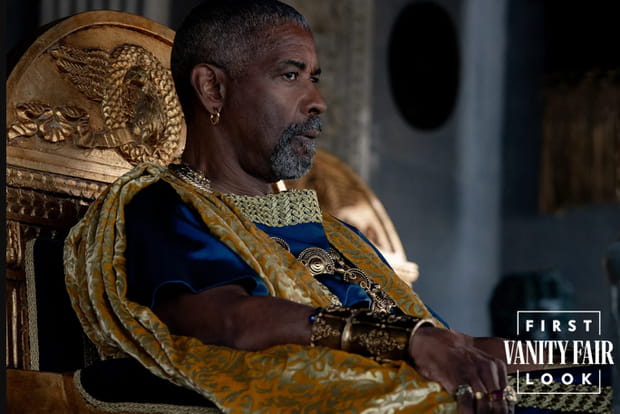 Denzel Washington est un marchand d'arme dans Gladiator 2