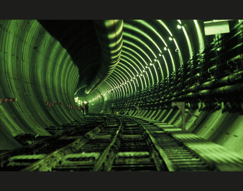 En images : il y a 20 ans, le chantier du Tunnel sous la Manche