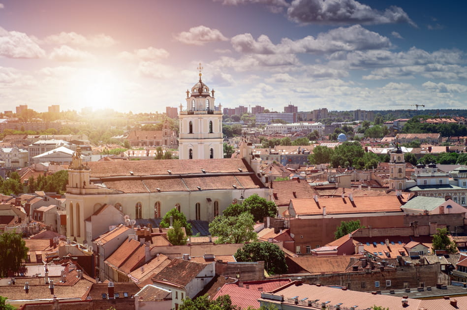 Le centre historique de Vilnius en Lituanie