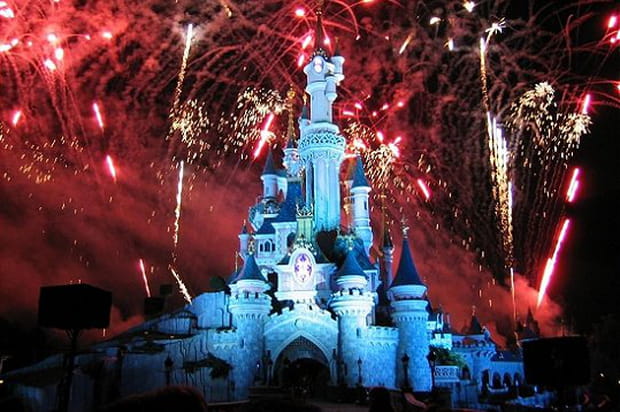 Un château illuminé