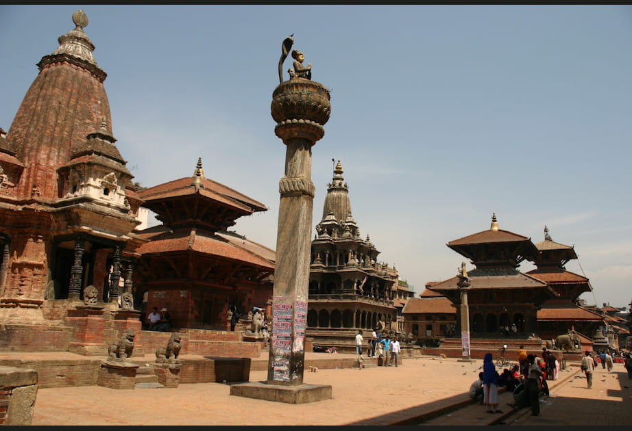 Durbar Square avant le s&eacute;isme