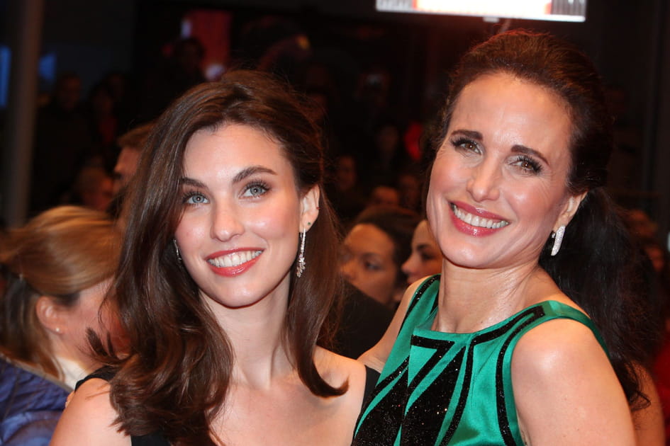 Rainey Qualley et Andy MacDowell