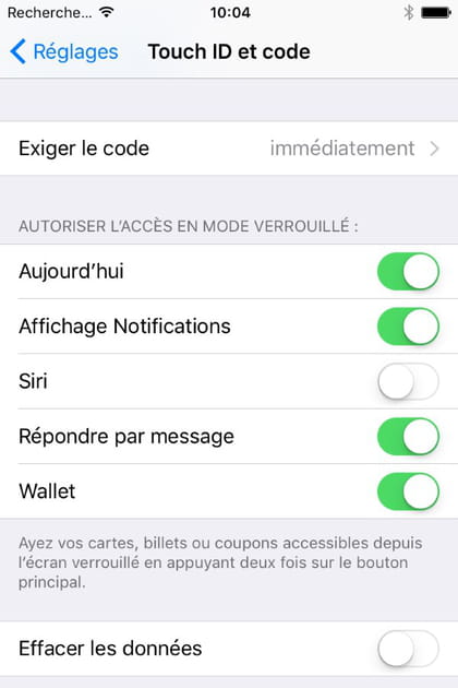 D&eacute;sactivez les assistants vocaux sur l'&eacute;cran verrouill&eacute;
