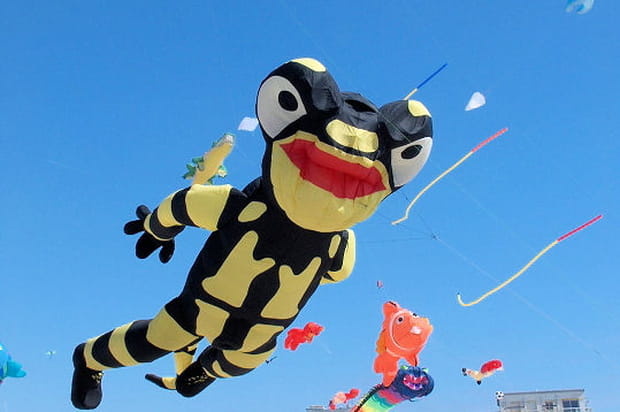 Les cerfs-volants font leur festival