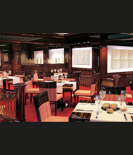 Cuisine indienne moderne pour l'Azura
