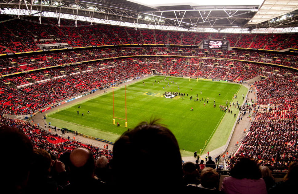 25e - Stade de Wembley (Londres)&nbsp;: 90&nbsp;000&nbsp;spectateurs