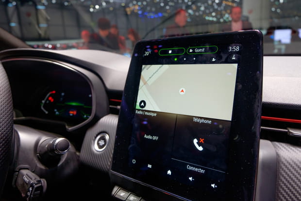 Un écran beaucoup plus fluide sur la Clio 5