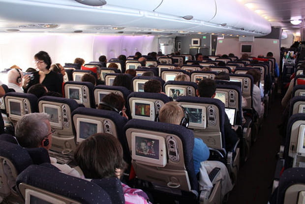 Pendant le vol : les passagers studieux