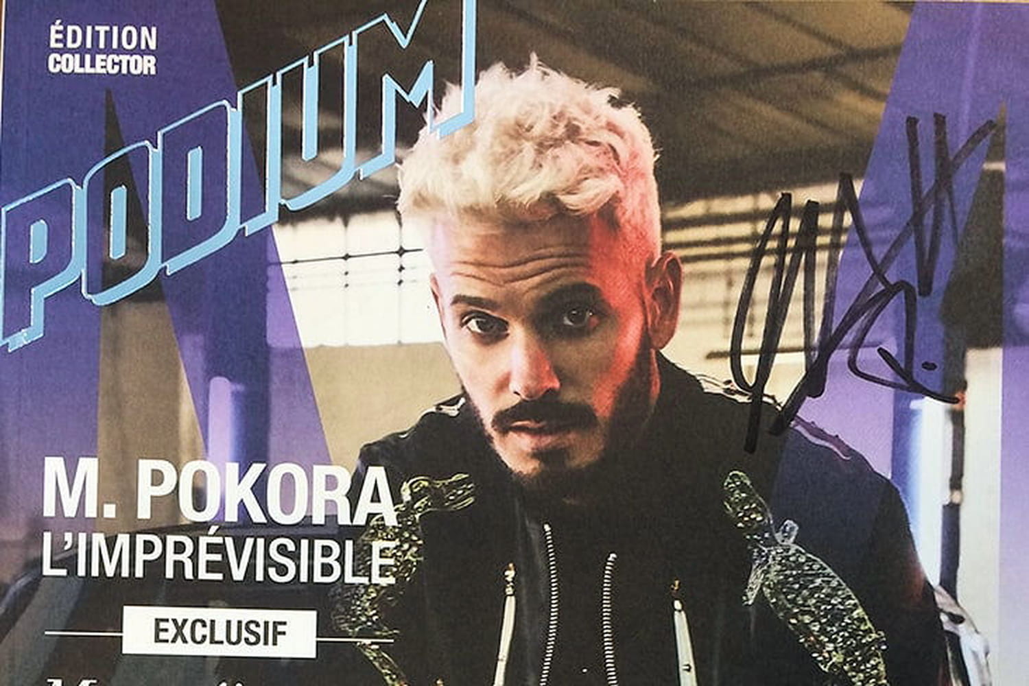 Jeu-concours : gagnez un exemplaire de "Podium" dédicacé par M. Pokora !