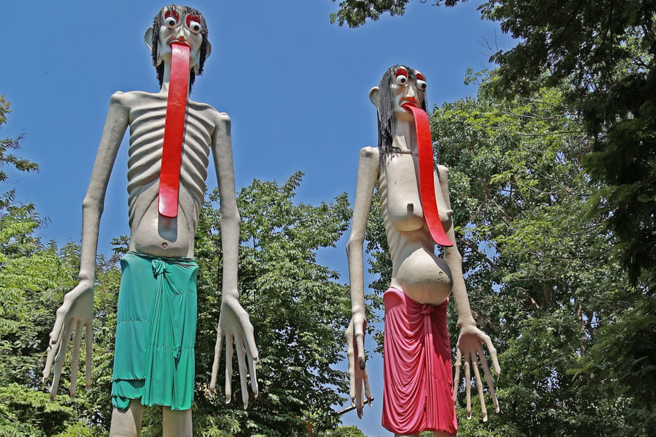 Le jardin de l'enfer de Wang Saen Suk, en Tha&iuml;lande