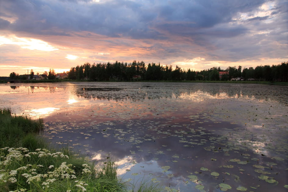 Le soleil de minuit en &eacute;t&eacute;