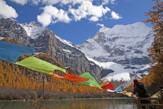 Dans le site spirituel tibétain du Sichuan