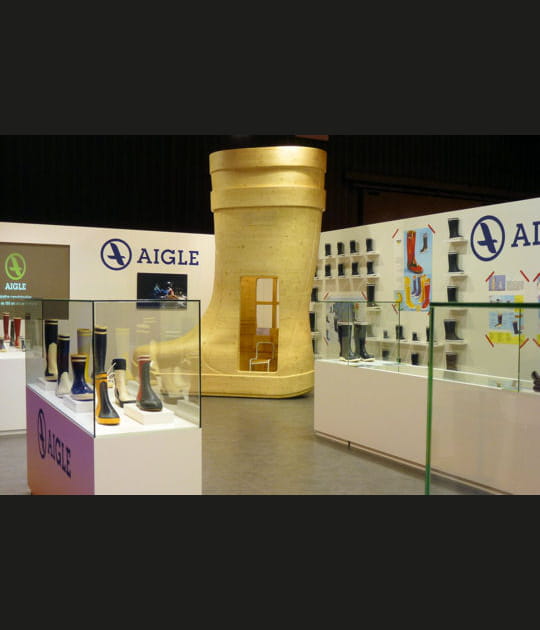 Le stand Aigle nous a bott&eacute;s